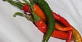 Spicy chili. Astrakhan pepper.