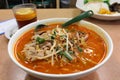 Spicy Chinese noodle soup