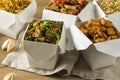 Spicy Chinese Take Out Food Royalty Free Stock Photo