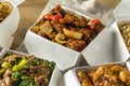 Spicy Chinese Take Out Food