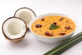 Spicy coconut chutney.with coconuts