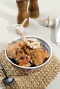 Spicy Crab Curry, SIngapore Style Crab Stew Royalty Free Stock Photo