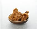 Spicy Deep Fried Breaded Chicken Wings in A Bowl Royalty Free Stock Photo