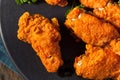 Spicy Deep Fried Breaded Chicken Wings