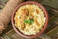 Spicy and delicious chicken biryani biriyani Kerala India