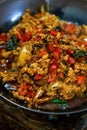 A spicy and delicious Hunan dish, fish roe and fish soaked pot