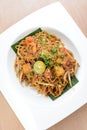 Spicy fried noodles Royalty Free Stock Photo