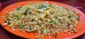 Spicy Fried Rice Barbar Chinese Food Mojokerto East Java Indonesia Royalty Free Stock Photo