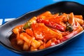 Spicy fried rice cake Royalty Free Stock Photo