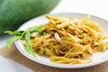 Spicy green mango salad Tum Ma Muang