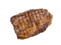 Spicy Grilled chicken steak isolated on the white background with clipping path. Royalty Free Stock Photo