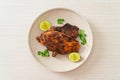 Spicy grilled jamaican jerk chicken Royalty Free Stock Photo