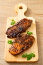 Spicy grilled jamaican jerk chicken Royalty Free Stock Photo