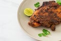 Spicy grilled jamaican jerk chicken Royalty Free Stock Photo