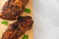 Spicy grilled jamaican jerk chicken Royalty Free Stock Photo