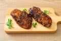 Spicy grilled jamaican jerk chicken Royalty Free Stock Photo