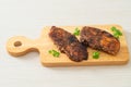 Spicy grilled jamaican jerk chicken Royalty Free Stock Photo