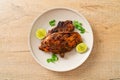 Spicy grilled jamaican jerk chicken Royalty Free Stock Photo