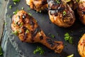 Spicy Grilled Jerk Chicken Royalty Free Stock Photo