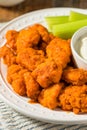 Spicy Homemade Boneless Buffalo Chicken Wings Royalty Free Stock Photo