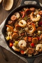 Spicy Homemade Cajun Jambalaya