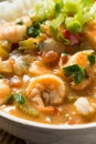 Spicy Homemade Cajun Shrimp Etouffee Royalty Free Stock Photo