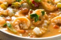 Spicy Homemade Cajun Shrimp Etouffee Royalty Free Stock Photo