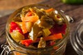 Spicy Homemade Pickled Giardiniera