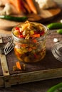 Spicy Homemade Pickled Giardiniera