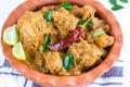 Spicy Indian Chicken Curry - Chettinad Chicken Royalty Free Stock Photo