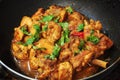 Spicy Indian chicken curry Royalty Free Stock Photo