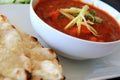 Spicy Indian Curry : Lamb Masala with Naan