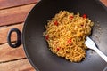 Spicy indonesian fried noodle