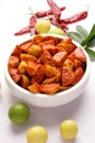 spicy lime pickle Royalty Free Stock Photo