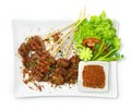 Spicy Mala Pork Intestine skewers Chinese Spice style