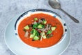 Spicy Mexican roast chicken and tomato soup with black beans