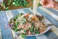 Spicy mince pork with glass noodles