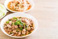 spicy mince pork (Larb - Traditional Thai Food)