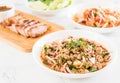 Spicy mince pork Larb - Traditional Thai Food
