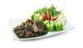 Spicy Minced Beef Salad cooked with ingredient Spicy