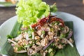 Spicy minced pork salad