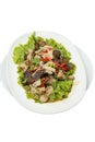 Spicy mushroom salad on plate Royalty Free Stock Photo