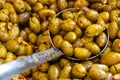 Spicy Nocellara Etnea olives Royalty Free Stock Photo