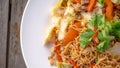 Spicy Noodle Salad with Minced Pork