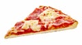 Spicy pepperoni Italian pizza slice Royalty Free Stock Photo