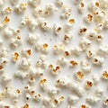 Spicy popcorn on a clear background, created with modern Royalty Free Stock Photo