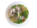 Spicy pork bone soup