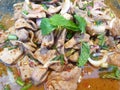 Spicy Pork Liver Salad (Tub Wan) is Thai Esan food