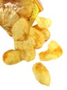 Spicy Potato Chips Royalty Free Stock Photo