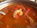 spicy prawn soup or tom yum goong